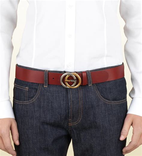 mens gucci belt red freen|genuine leather Gucci belt men.